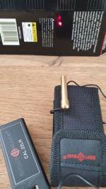 2x Sight Mark Laser Boresight (.22LR en 12 Gauge) en Hoppe's Boresnake Viper voor .22 Pistool