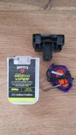 2x Sight Mark Laser Boresight (.22LR en 12 Gauge) en Hoppe's Boresnake Viper voor .22 Pistool