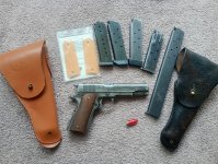 Originele Colt M1911 .45acp + accesoires