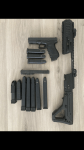 Glock20 in 10mm met wisselset .45acp en chassis Hera arms