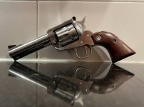 Ruger new model blackhawk. In koffer chroom