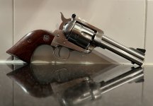 Ruger new model blackhawk. In koffer chroom
