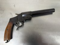 Een prachtig Seinpistool Duits model Hebel 1894