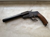 Een prachtig Seinpistool Duits model Hebel 1894