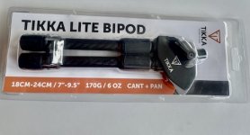 Tikka Lite Bipod Carbon – Spartan Precision – Als Nieuw!