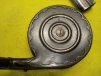 Eerste wereld oorlog Luger trommelmagazijn 9MM
