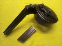 Eerste wereld oorlog Luger trommelmagazijn 9MM