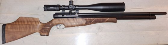 AIR ARMS S510 Xtra Walnoot Rechts PCP 40J 281ms 5,5mm (zonder kijker)