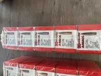 30Cal  (.308) 500st Hornady A-Max 155gr en 1000st Hornady Match 155gr koppen.