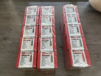 30Cal  (.308) 500st Hornady A-Max 155gr en 1000st Hornady Match 155gr koppen.