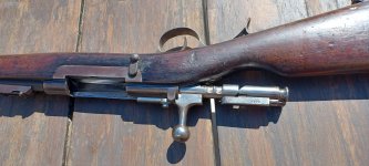 Kropatschek short rifle met certificaat