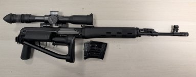 Izhmash Tigr SVD-S 7.62x54R + BelOMO POSP 8x42 + munitie