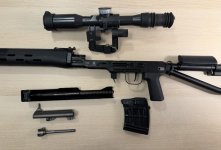 Izhmash Tigr SVD-S 7.62x54R + BelOMO POSP 8x42 + munitie