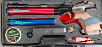 Te koop MORINI 162 EI competitiepistool in 4,5mm/.177