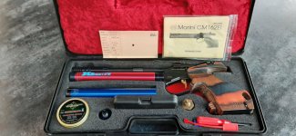 Te koop MORINI 162 EI competitiepistool in 4,5mm/.177
