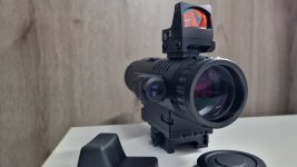 GOYOJO GS515 scope + Night Vision + Trijcon red dot