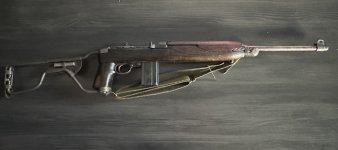 M1A1 Carbine 1943 .30 origineel WW2 US paratrooper model EU deco Limex