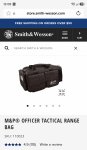 Prachtige Smith & Wesson Range Bag