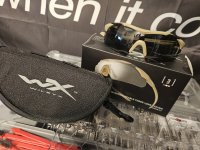 Wiley X WX Vapor Standaard brillen - Smoke + Helder + Light Rust Glazen + anti fog
