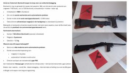 twee unieke wapens voor uw collectie/belegging te koop