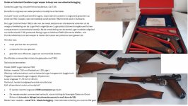 twee unieke wapens voor uw collectie/belegging te koop tegen elk aannemelijk bod