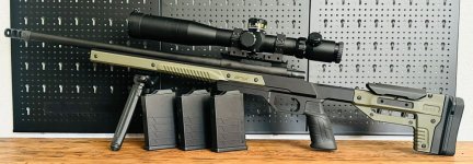 Howa 1500 in kaliber .308 met mdt ornyx chassis.
