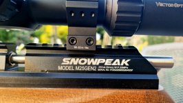 Snowpeak M25 2e generatie .35 9mm met FX STX loop 700mm