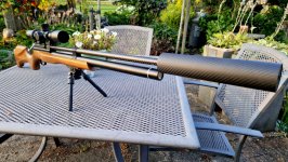 Snowpeak M25 2e generatie .35 9mm met FX STX loop 700mm