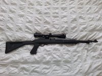 Karabijn M1 .30M1 Kunststof kolf, Kijker 3x9x40 en bipod