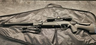 Compleet: Gamo HPA IGT Mi Maxxim 5.5 mm + kijker + bipod + foedraal + kogeltjes
