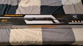 Snowpeak M25 PCP 9mm compleet met kogels NIEUW