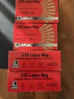 .338 Lapua Mag. met de 16,2 g (250 gr) Lock Base FMJBT