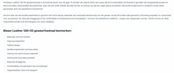 Te koop Splinternieuwe Blaser Foudraal