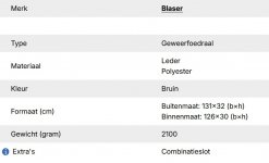 Te koop Splinternieuwe Blaser Foudraal