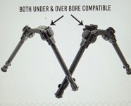 UTG Leapers over bore bipod picatinny