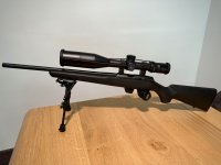 Tikka T1x .22 LR – Vortex Venom 5-25x56 + Bipod + 500 patronen