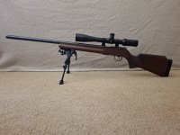 Anschutz MPR 64 met Hawke kijker. In nieuwstaat !