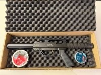 Evanix REX-P Big Bore PCP-luchtpistool in kaliber .35 / 9 mm.