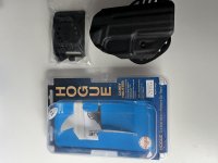 Steyr ATD optics ready met Hogue holster