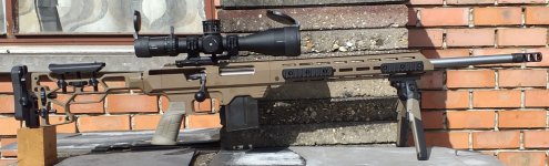 MDT TAC 21 CHASSIS FDE voor TIKKA T3X LONG ACTION