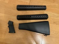 LDT AR15 Handguards + Pistool greep+ kolf  (m16a2 style)
