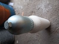 Luchtfles voor vullen pcp biks