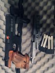 Hammerli P 280 , sportpistool .22 Lr + .32 Lr wisselset en koffer