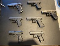 Einde Hobby - Verschillende Wapens te koop.
