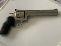 Dan Wesson revolver . 44 magnum , 8 inch loop !! double action