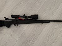 Swiss Arms SHR-970 .308 mondingsrem met Hawke Sport kijker 4-12x 50 mm