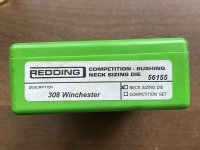 REDDING COMPETITION NECK DIE. 308 win.