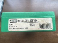 RCBS NECK SIZING DIE 308win.