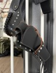 Handgemaakte leren western holsterset voor Ruger Super Blackhawk 10,5
