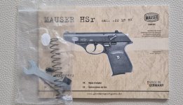 Mauser Hsr .22 met 2 magazijnen